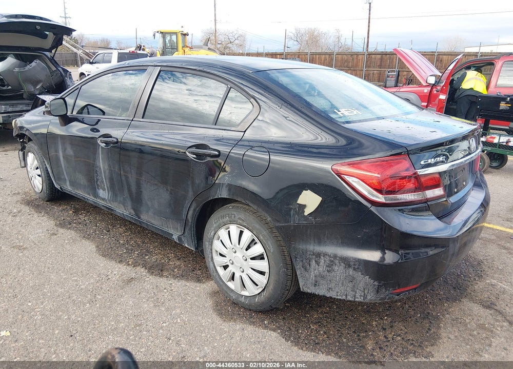 2013 HONDA CIVIC LX VIN: 19XFB2F50DE227060