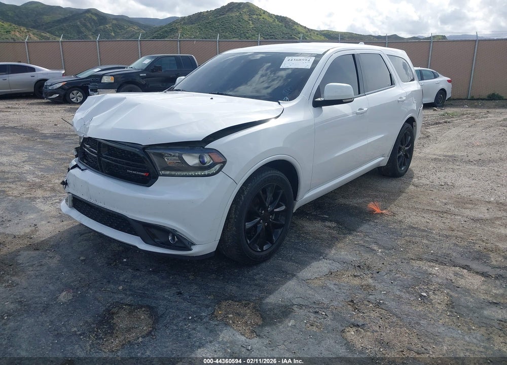 2017 DODGE DURANGO GT RWD VIN: 1C4RDHDG5HC869821