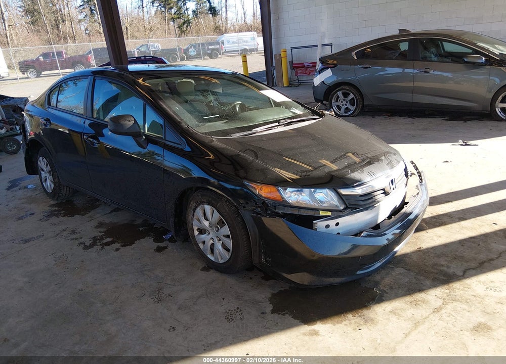 2012 HONDA CIVIC SDN LX VIN: 2HGFB2F57CH576415