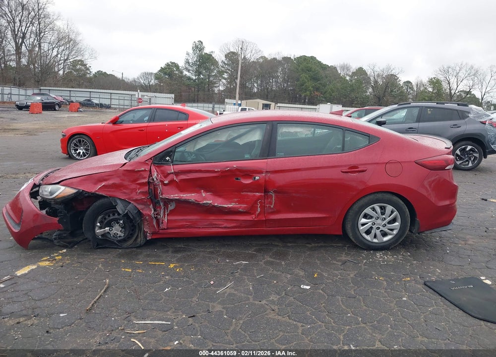 2017 HYUNDAI ELANTRA SE VIN: KMHD74LF6HU409382