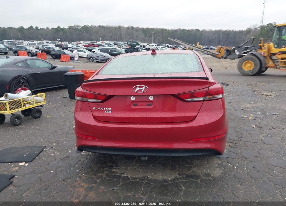 2017 HYUNDAI ELANTRA SE VIN: KMHD74LF6HU409382