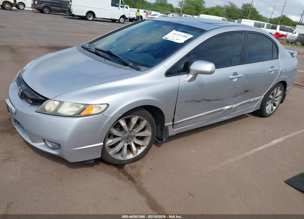 2009 HONDA CIVIC SI VIN: 2HGFA55539H700579