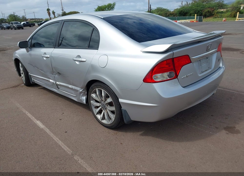 2009 HONDA CIVIC SI VIN: 2HGFA55539H700579
