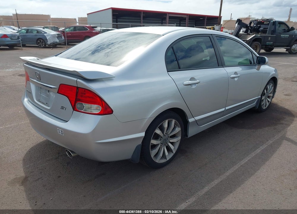 2009 HONDA CIVIC SI VIN: 2HGFA55539H700579