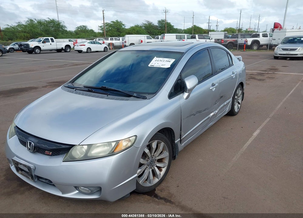 2009 HONDA CIVIC SI VIN: 2HGFA55539H700579