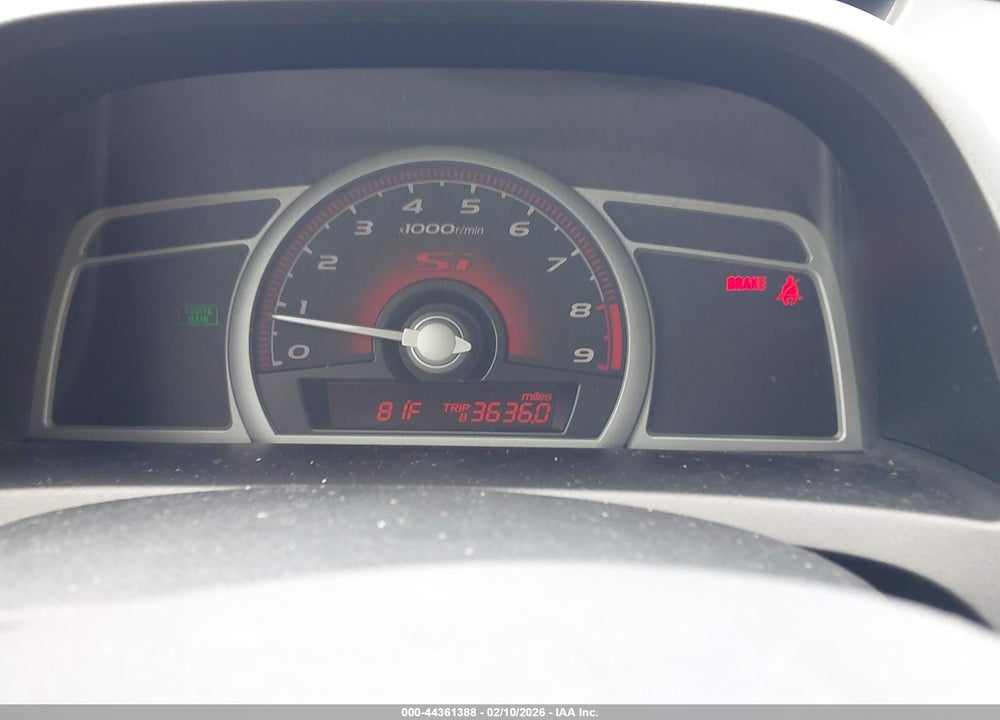 2009 HONDA CIVIC SI VIN: 2HGFA55539H700579