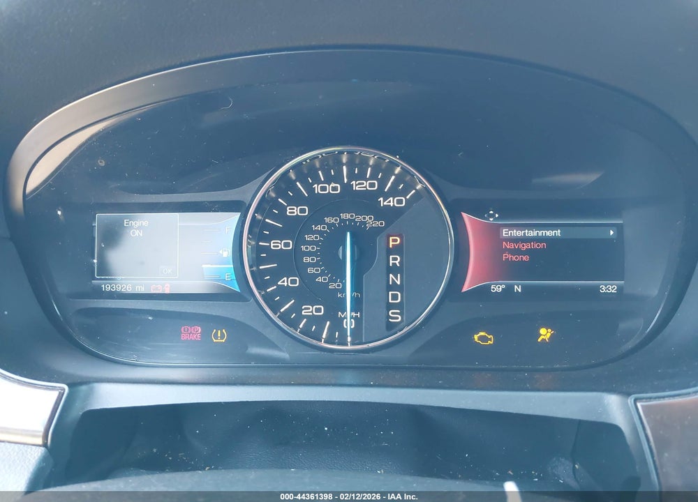2014 FORD EDGE LIMITED VIN: 2FMDK3KC9EBA98824