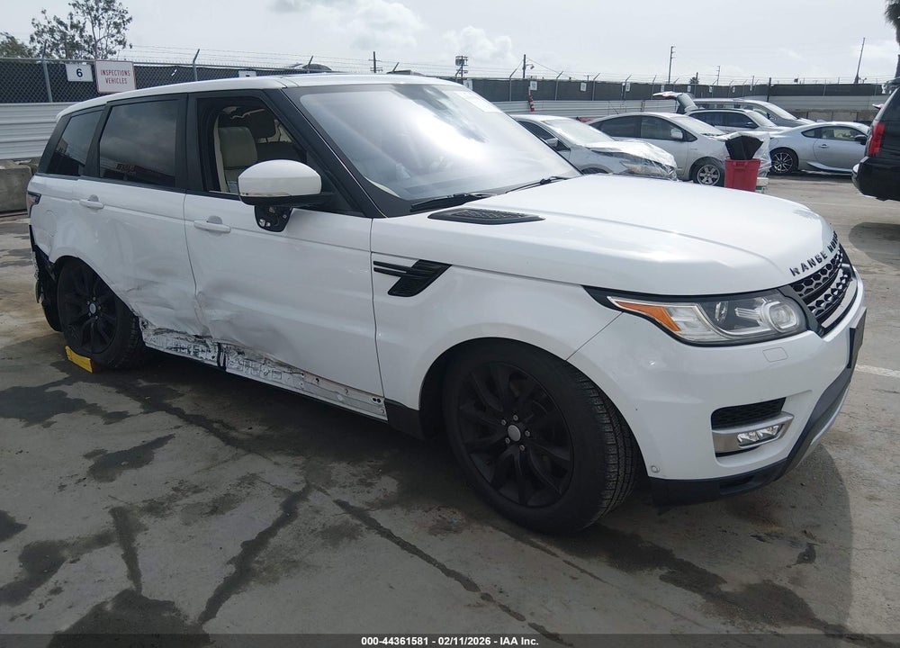2016 LAND ROVER RANGE ROVER SPORT 3.0L V6 SUPERCHARGED HSE VIN: SALWR2VF5GA572364