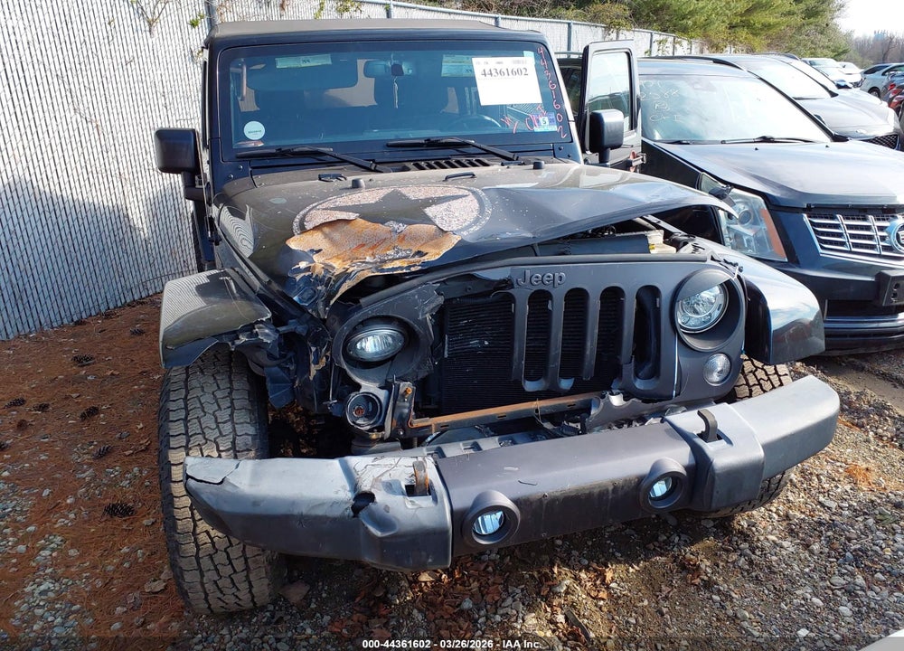 2017 JEEP WRANGLER UNLIMITED FREEDOM 4X4 VIN: 1C4BJWDG9HL563350