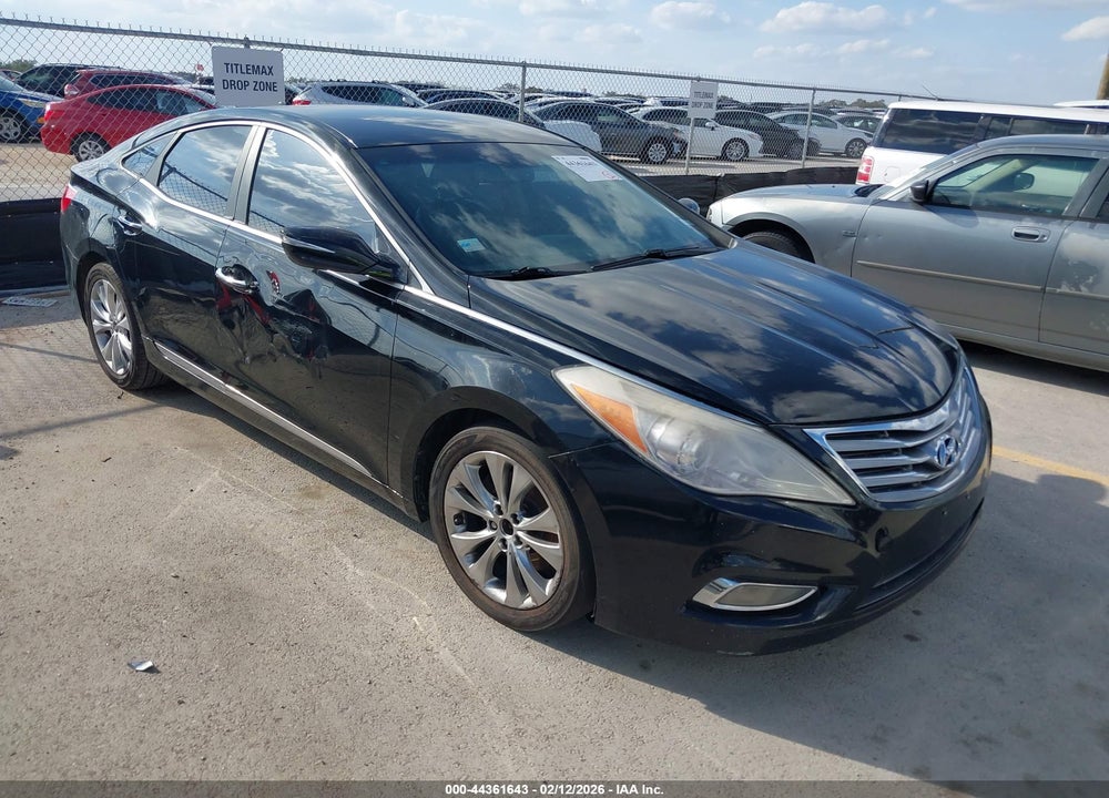 2013 HYUNDAI AZERA VIN: KMHFG4JG6DA203012