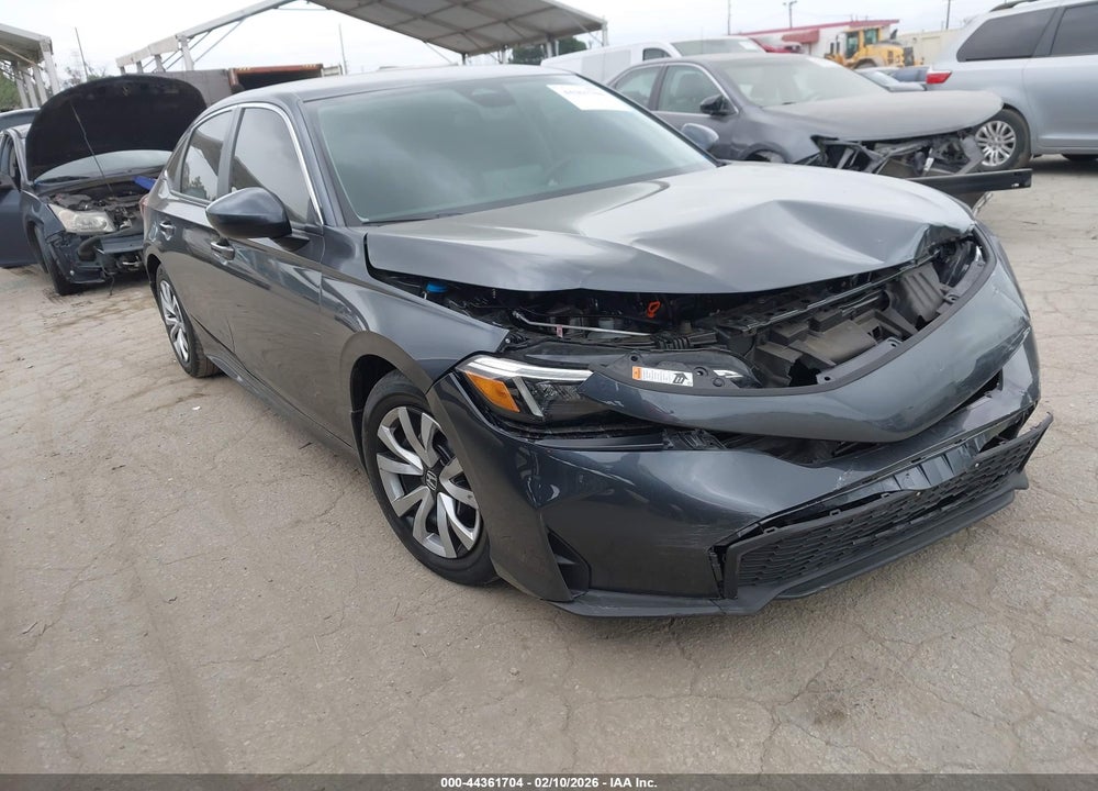 2025 HONDA CIVIC LX VIN: 2HGFE2F2XSH585816