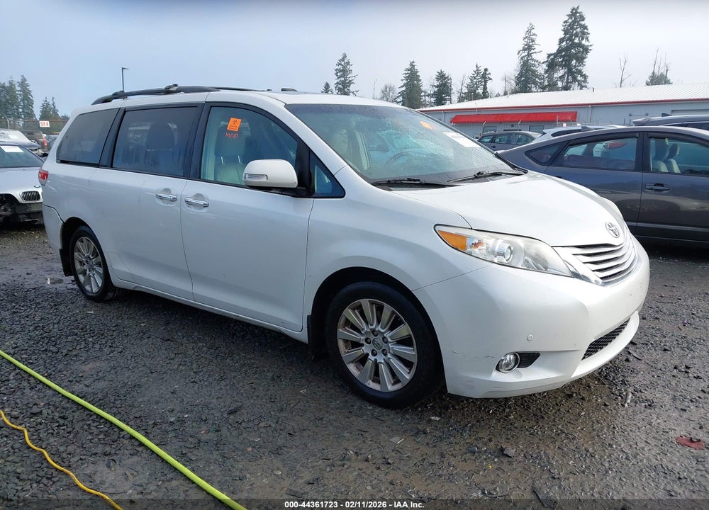 2013 TOYOTA SIENNA LIMITED 7 PASSENGER VIN: 5TDDK3DC6DS065925
