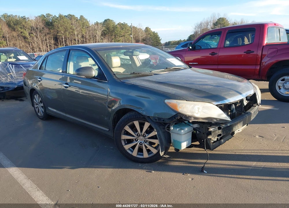 2011 TOYOTA AVALON LIMITED VIN: 4T1BK3DB1BU378268