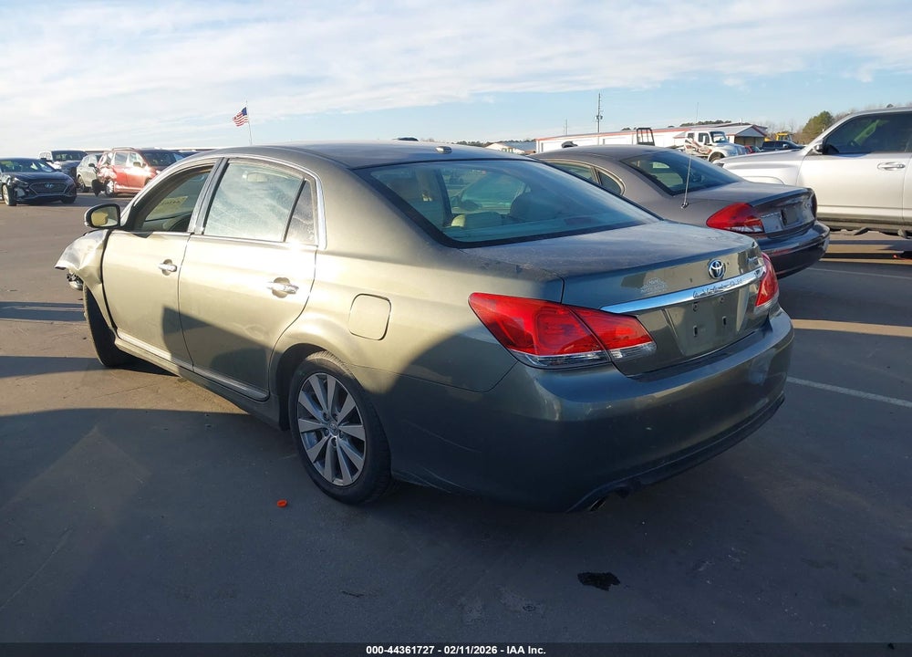 2011 TOYOTA AVALON LIMITED VIN: 4T1BK3DB1BU378268