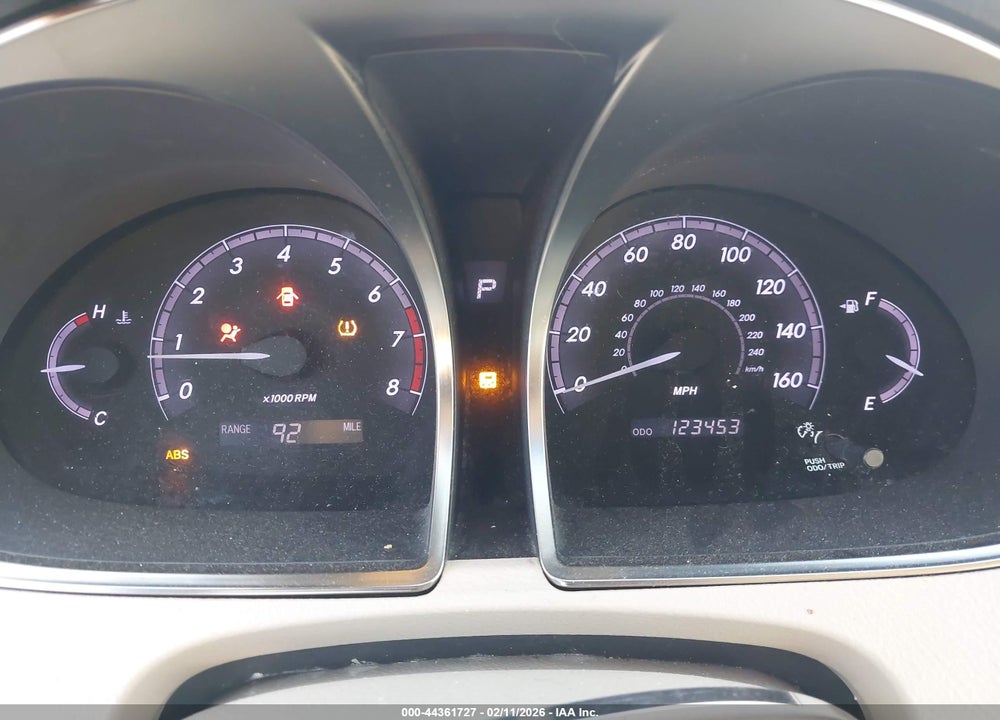 2011 TOYOTA AVALON LIMITED VIN: 4T1BK3DB1BU378268