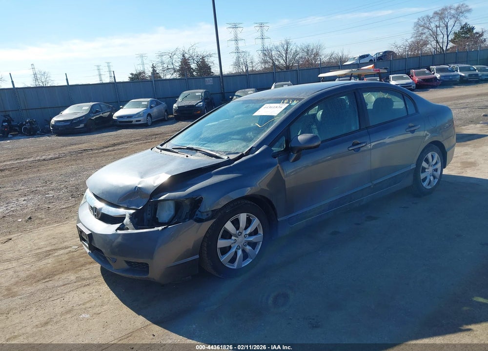 2011 HONDA CIVIC LX VIN: 19XFA1F56BE042652