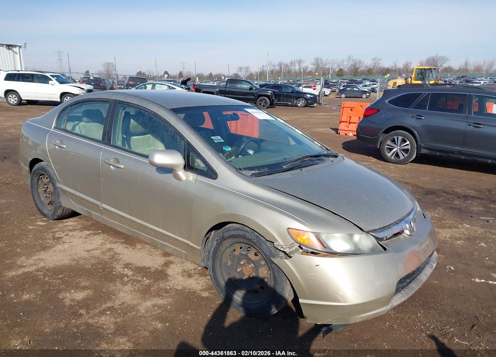 2008 HONDA CIVIC LX VIN: 1HGFA16538L105823