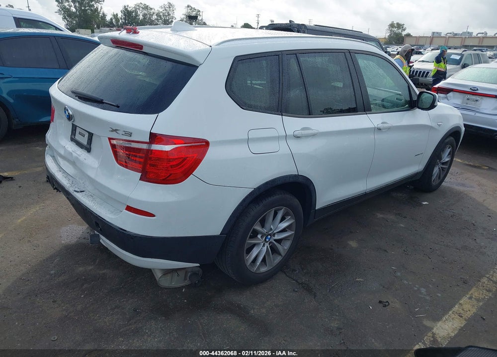 2013 BMW X3 XDRIVE28I VIN: 5UXWX9C58D0A26354
