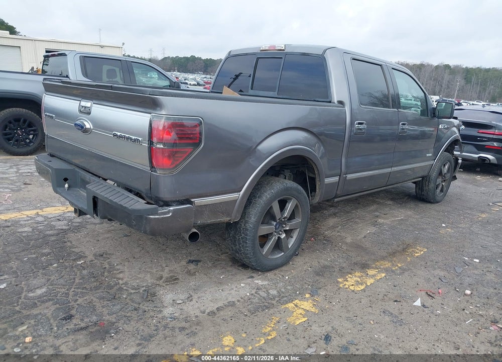 2011 FORD F-150 PLATINUM VIN: 1FTFW1ET9BFD01027