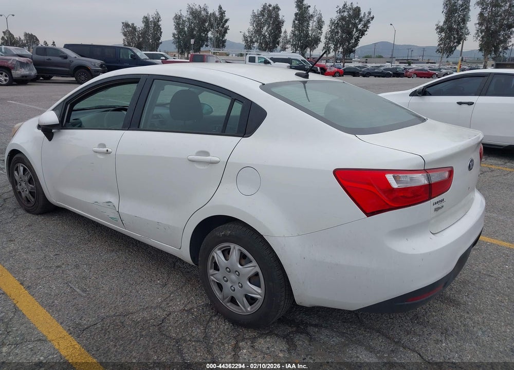 2013 KIA RIO LX VIN: KNADM4A35D6226024