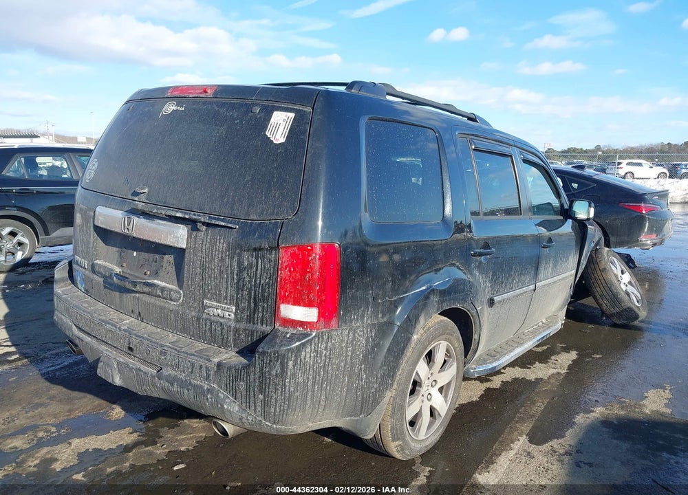 2013 HONDA PILOT TOURING VIN: 5FNYF4H98DB043360