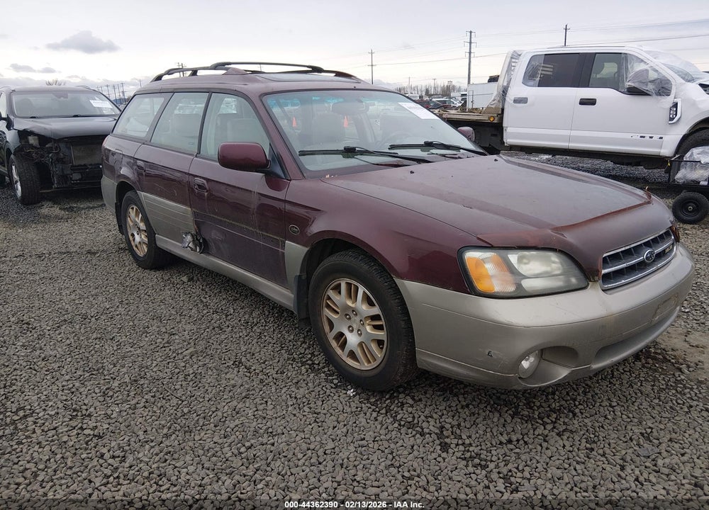 2001 SUBARU OUTBACK H6-3.0 VIN: 4S3BH806617642803