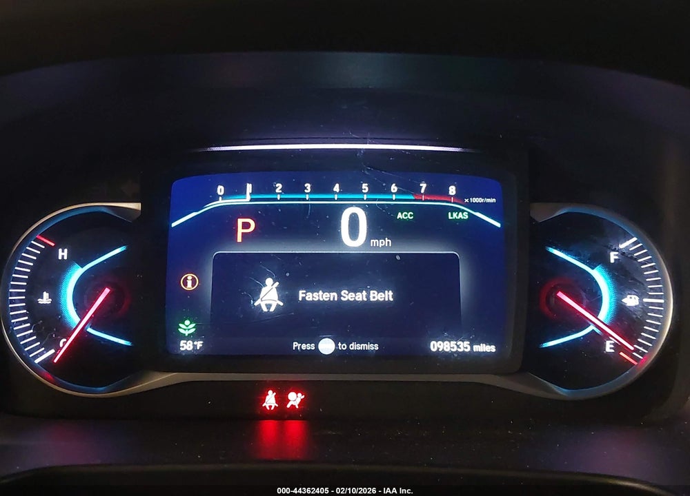 2021 HONDA PILOT AWD TOURING 8 PASSENGER VIN: 5FNYF6H92MB005425