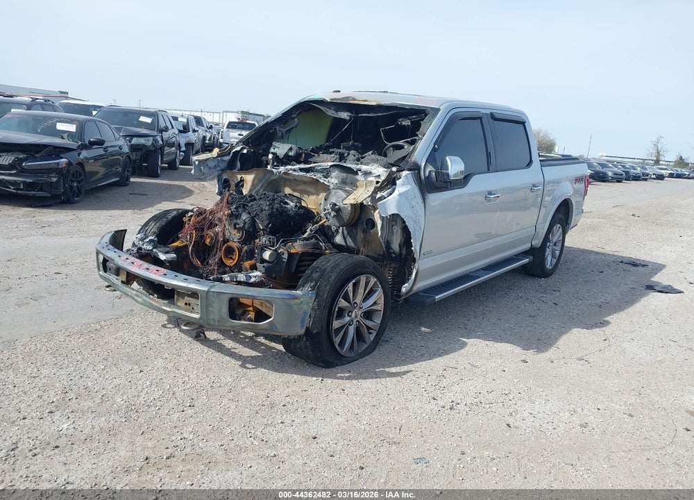 2016 FORD F-150 LARIAT VIN: 1FTEW1EG9GKD43145