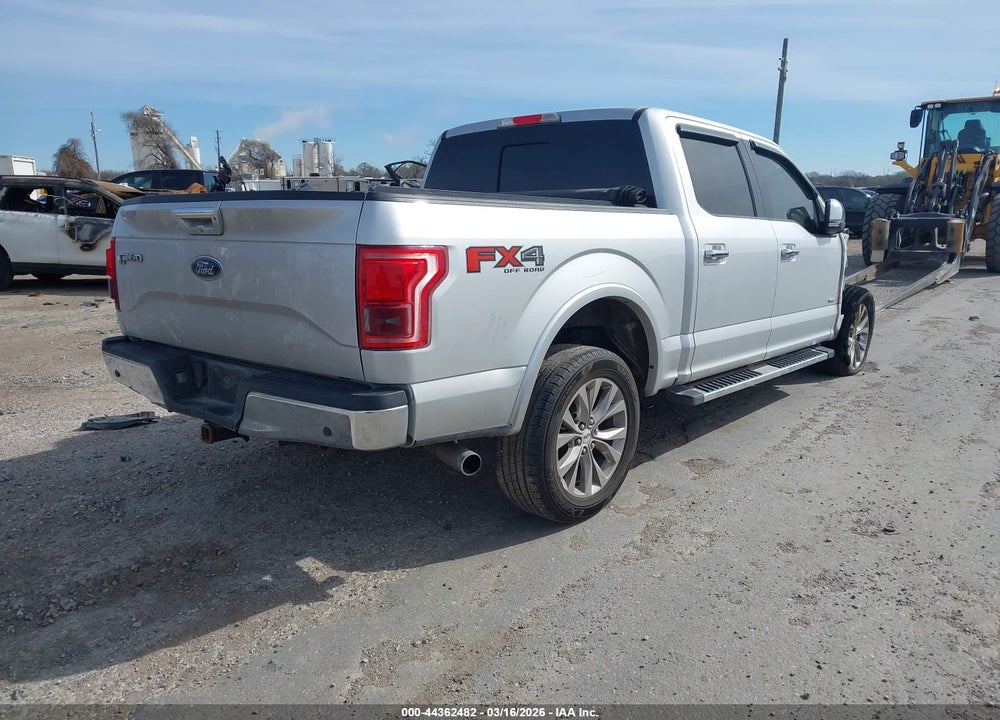 2016 FORD F-150 LARIAT VIN: 1FTEW1EG9GKD43145