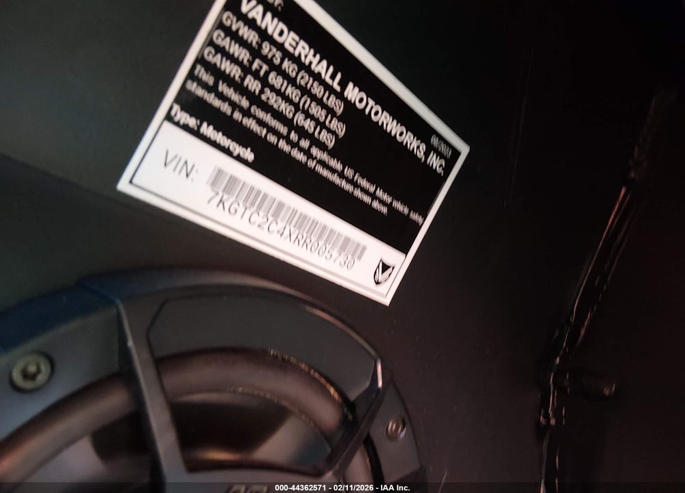2024 VANDERHALL CARMEL VIN: 7KGTC2C4XRR005730
