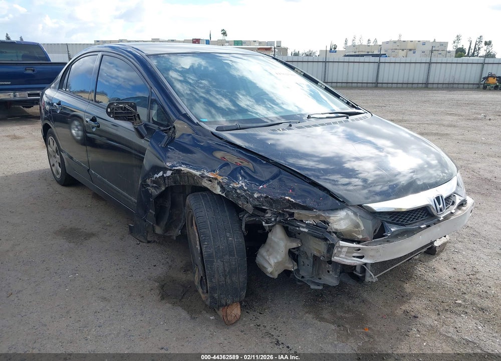 2009 HONDA CIVIC LX VIN: 2HGFA16589H359610