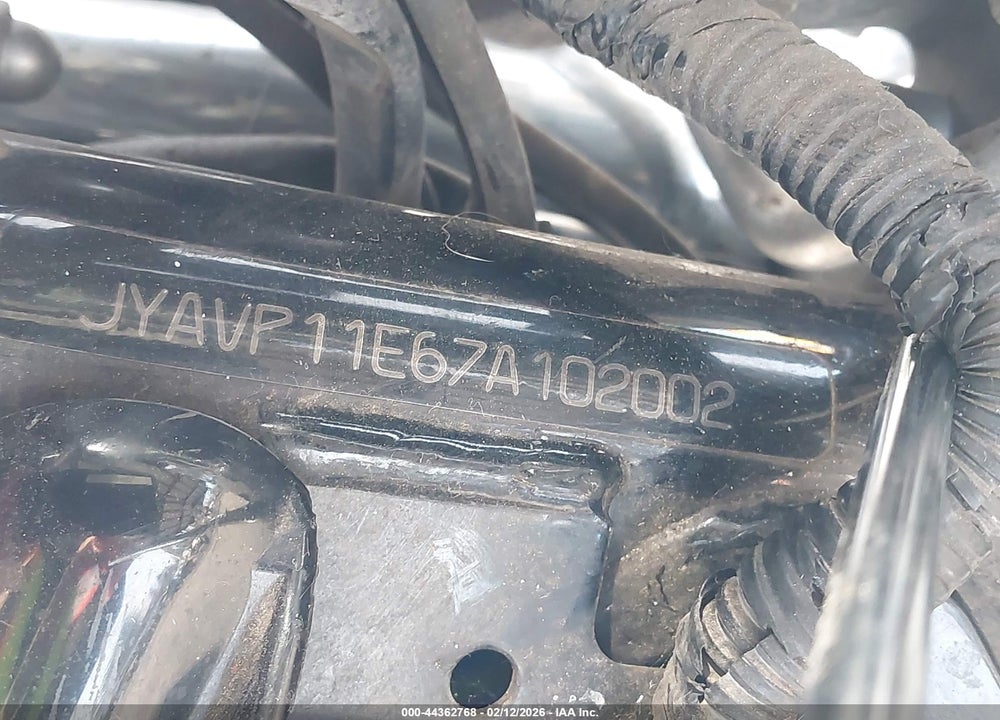 2007 YAMAHA XVS1100 VIN: JYAVP11E67A102002