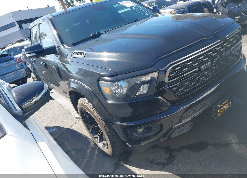 2022 RAM 1500 BIG HORN  4X2 5'7 BOX VIN: 1C6RREFT7NN218854