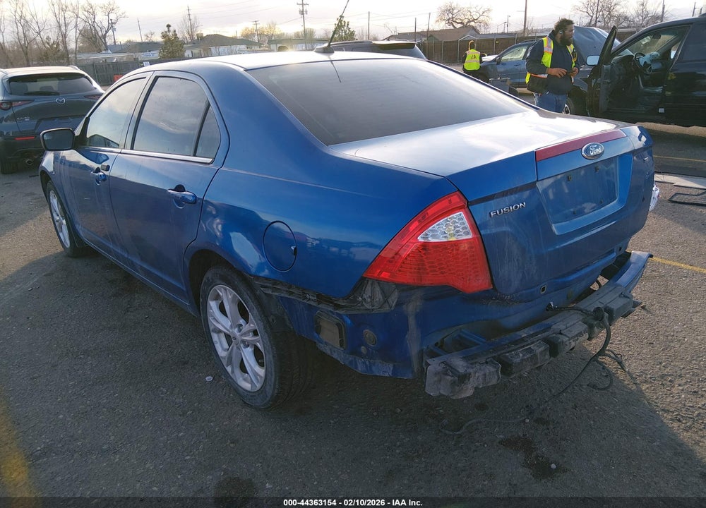 2012 FORD FUSION SE VIN: 3FAHP0HA3CR129582