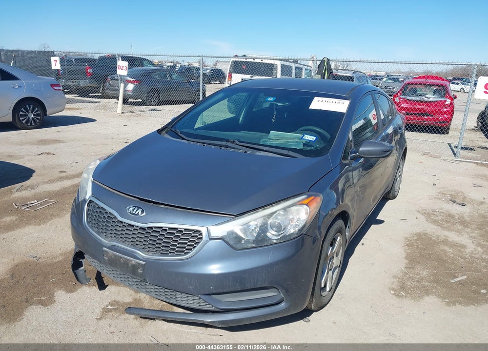 2016 KIA FORTE LX VIN: KNAFK4A62G5480955