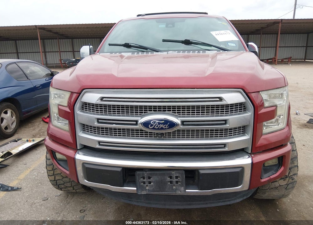 2016 FORD F-150 PLATINUM VIN: 1FTEW1CG4GFC29775