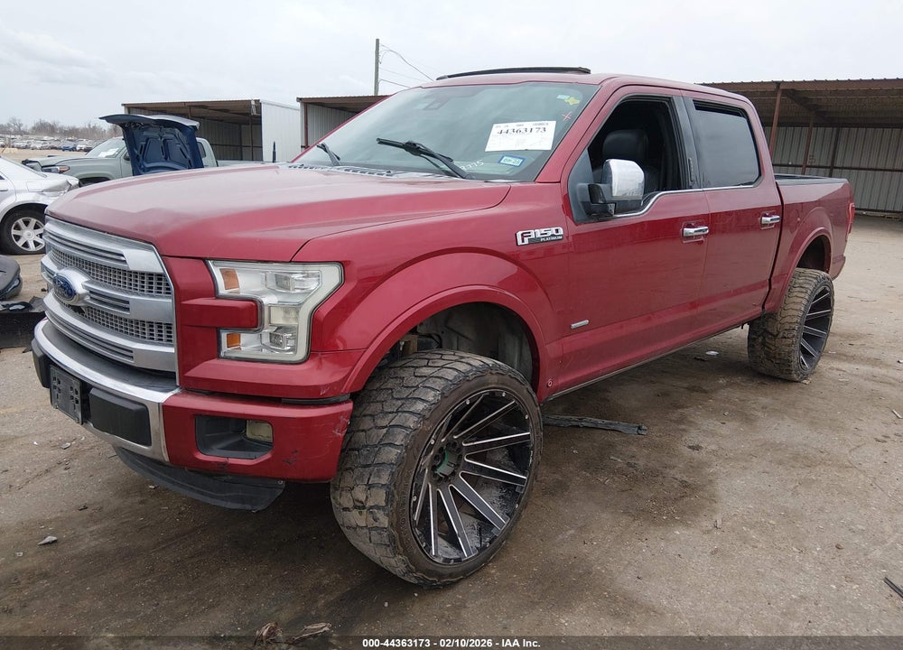 2016 FORD F-150 PLATINUM VIN: 1FTEW1CG4GFC29775
