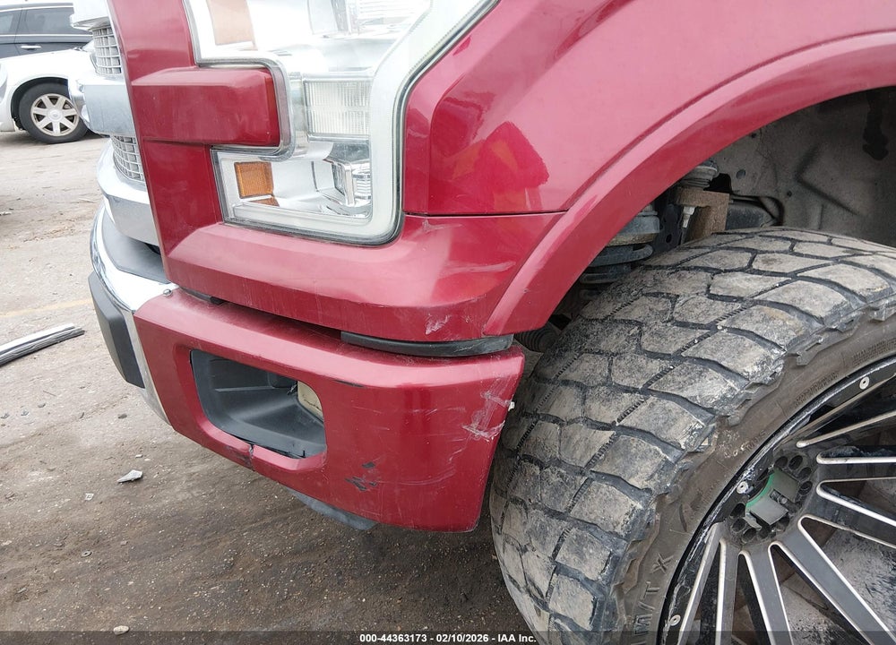 2016 FORD F-150 PLATINUM VIN: 1FTEW1CG4GFC29775