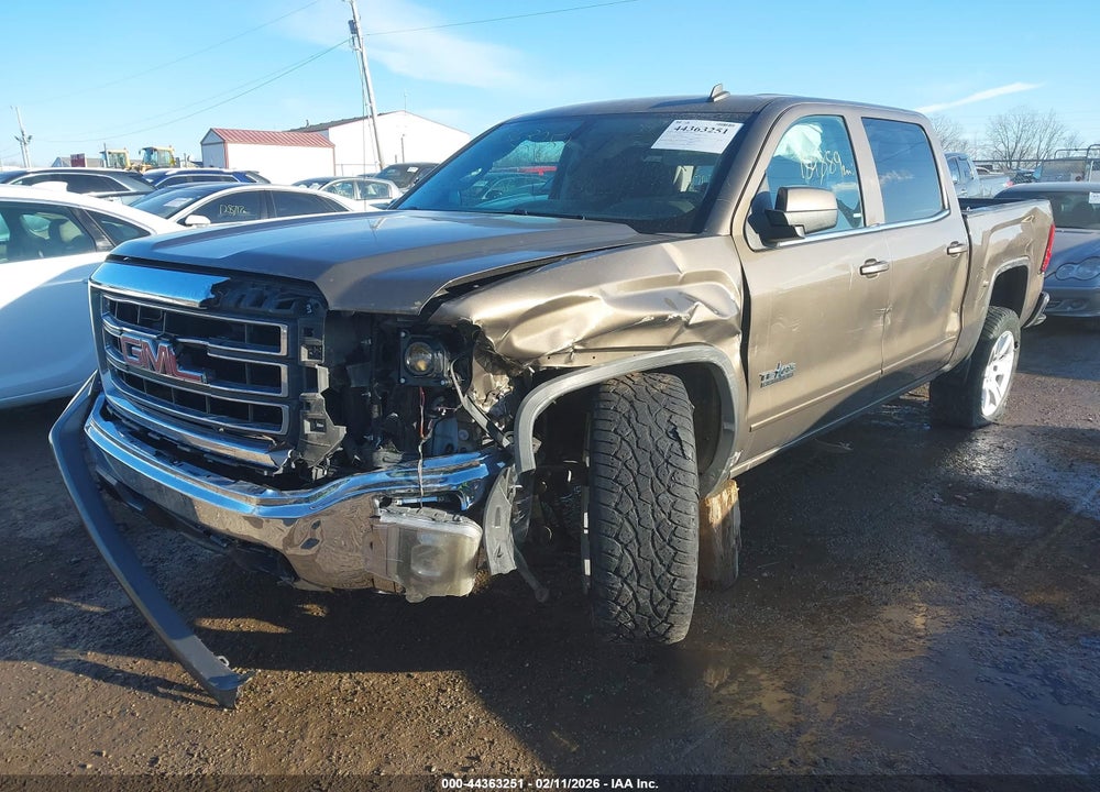 2014 GMC SIERRA 1500 SLE VIN: 3GTU1UEC7EG378215
