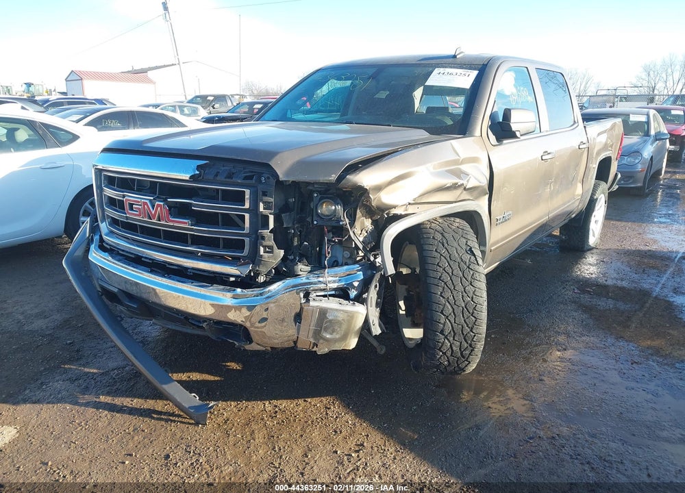 2014 GMC SIERRA 1500 SLE VIN: 3GTU1UEC7EG378215