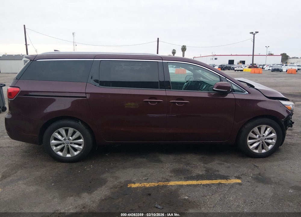 2018 KIA SEDONA EX VIN: KNDMC5C19J6406125