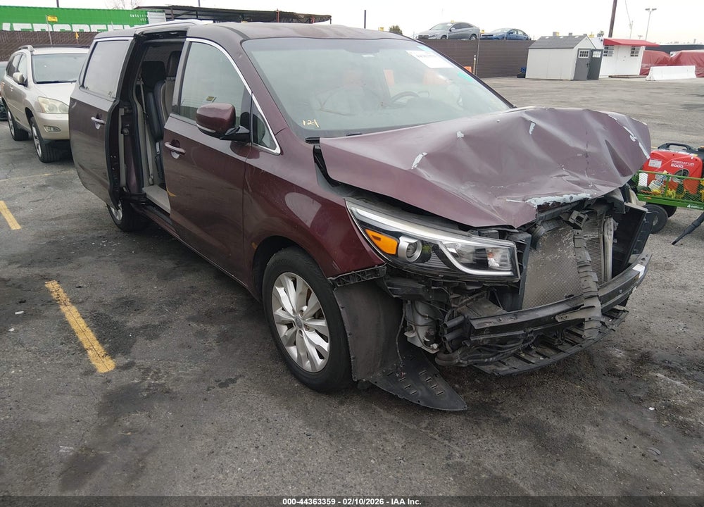 2018 KIA SEDONA EX VIN: KNDMC5C19J6406125