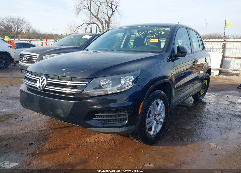 2013 VOLKSWAGEN TIGUAN S VIN: WVGBV7AX9DW549256