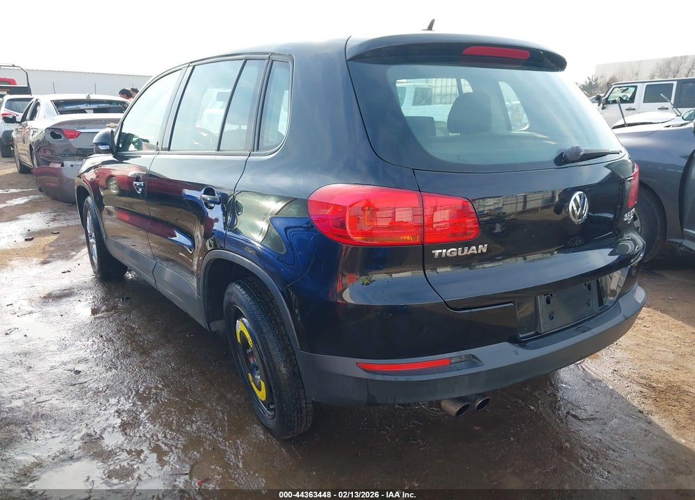 2013 VOLKSWAGEN TIGUAN S VIN: WVGBV7AX9DW549256