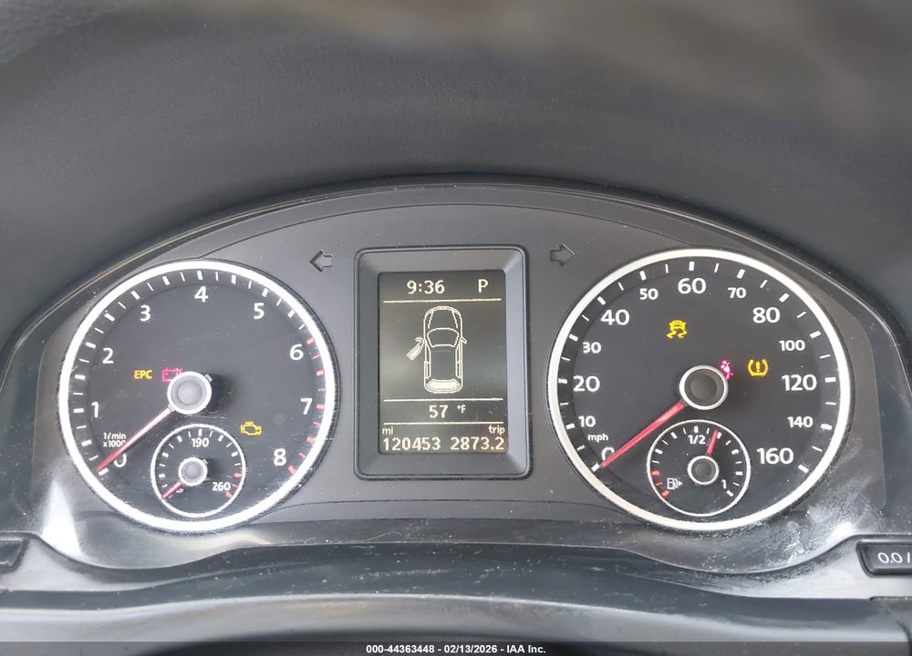 2013 VOLKSWAGEN TIGUAN S VIN: WVGBV7AX9DW549256