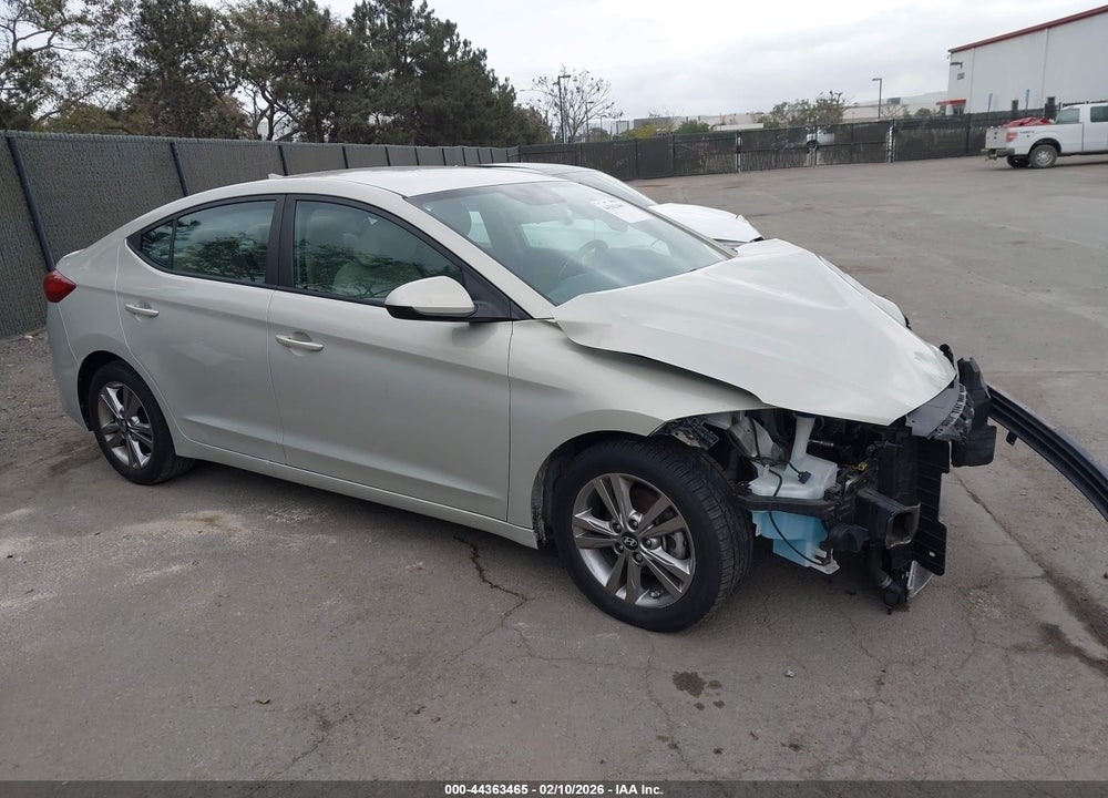 2017 HYUNDAI ELANTRA SE VIN: KMHD84LF2HU409067