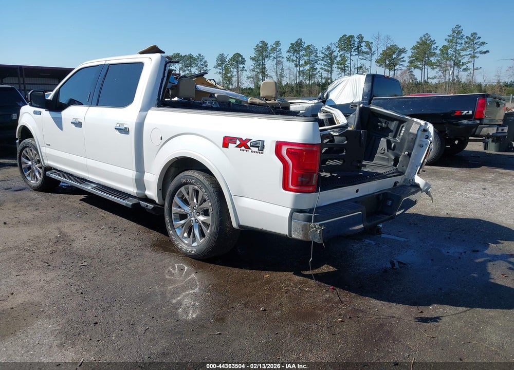 2015 FORD F-150 LARIAT VIN: 1FTEW1EG1FKD46474