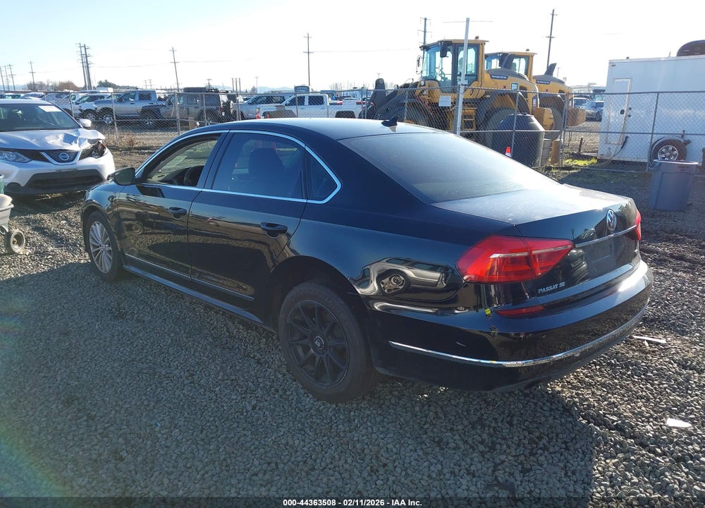 2016 VOLKSWAGEN PASSAT 1.8T SE VIN: 1VWBT7A36GC010037