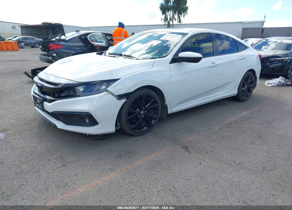 2019 HONDA CIVIC SPORT VIN: 2HGFC2F88KH580351