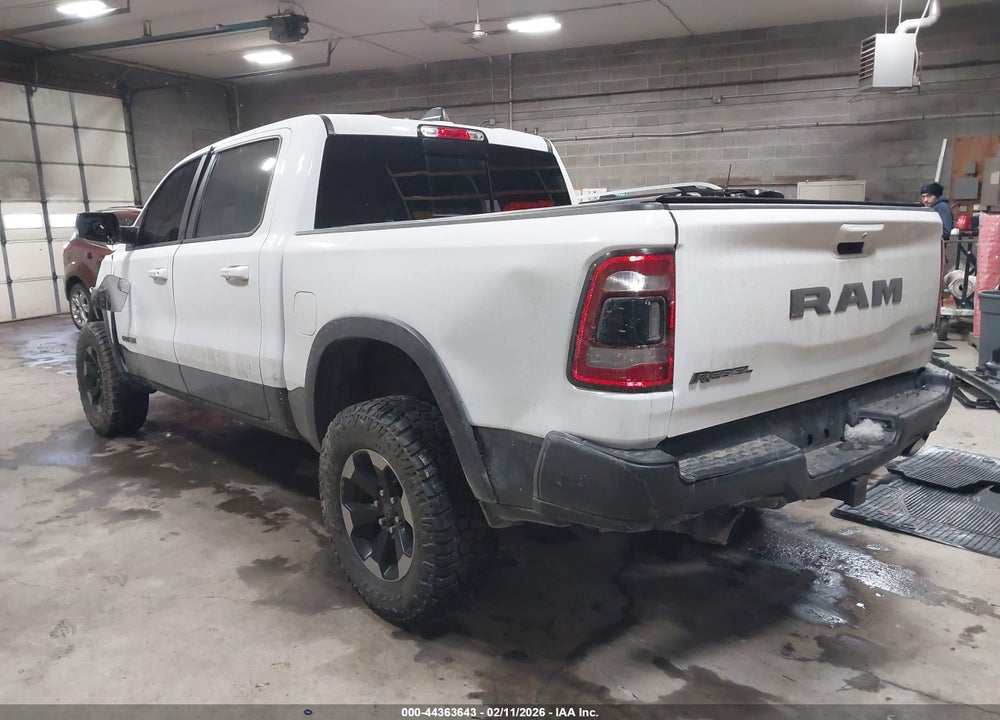 2019 RAM 1500 REBEL  4X4 5'7 BOX VIN: 1C6SRFLT4KN700463